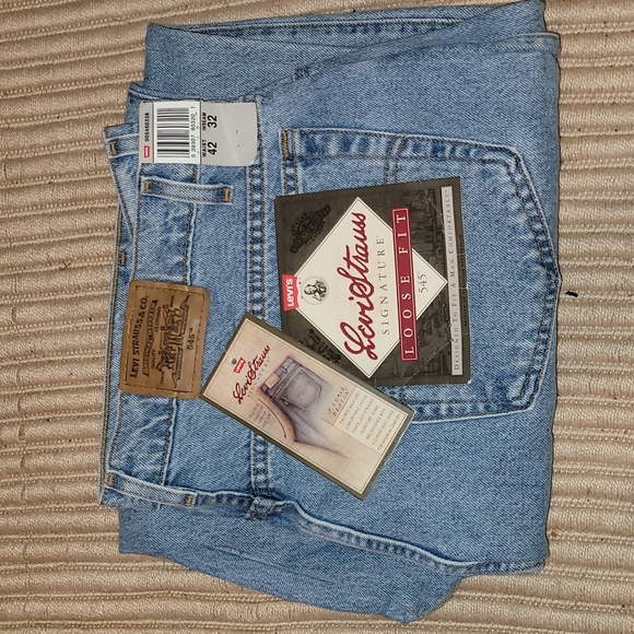 Vintage. 90s. Levis 545s. Loose fit baggy. Mens size w42 l32. DEADSTOCK. Unworn. - Picture 9 of 9